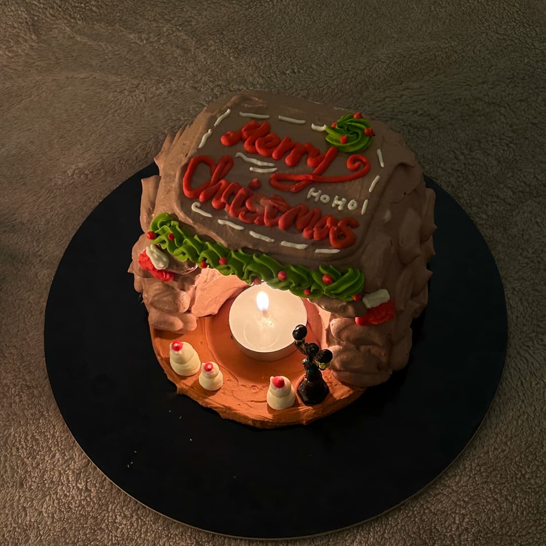 Chirstmas Cave Cake